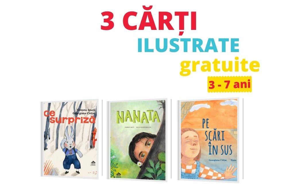 Trei cărți ilustrate deosebite, disponibile gratuit online [3 – 7 ani]